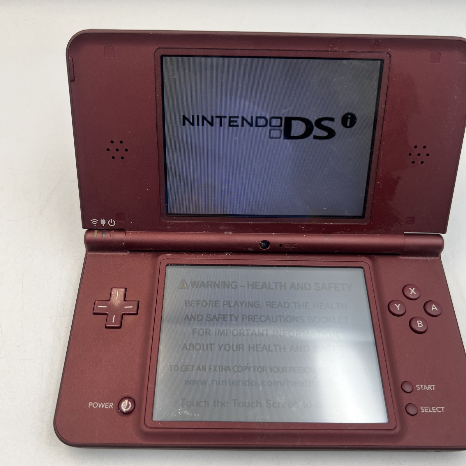 Nintendo DSi XL Burgundy Handheld Console Tested and Working – Console Only –