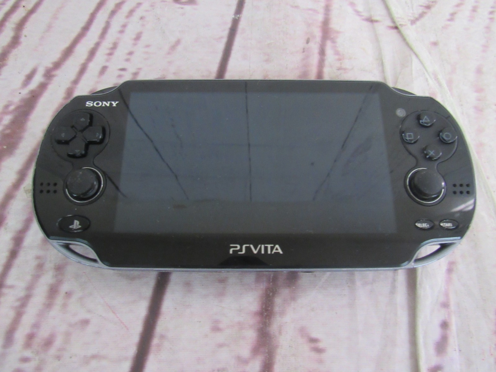 Sony PS Vita PCH-1001 Console w/Charger and Mortal Kombat Cart, *TESTED*