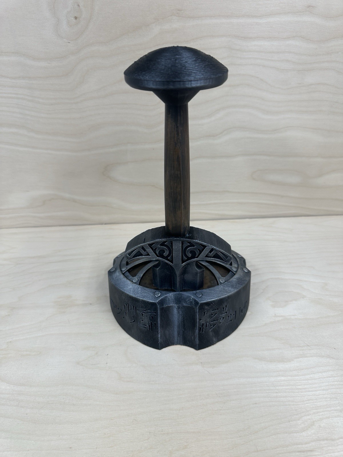 Skyrim Dragonborn Helmet Handpainted Custom Replica With Stand (Made To Order)