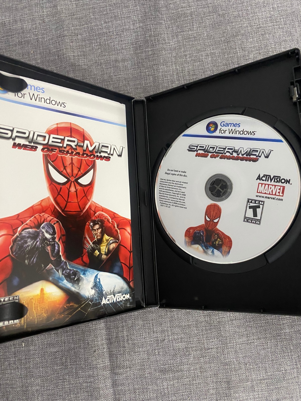 Spider-Man: Web of Shadows (PC, 2008) Same Day Shipping
