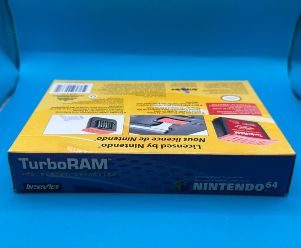 *BOX ONLY* NINTENDO 64 TURBO RAM 4MB MEMORY EXPANSION PAK* No Ram In Box!