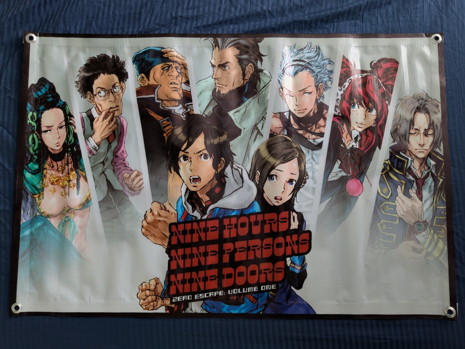 Rare 999 Promo Banner Zero Escape 39 x 25.5″ Spike Chunsoft – Aksys