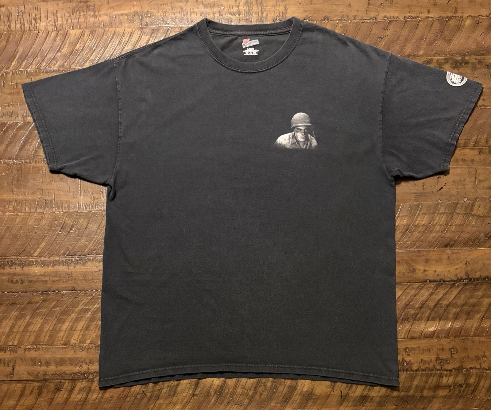 Vintage Medal of Honor Pacific Assault Promo Tee EA PC Game Double Sided L 2004