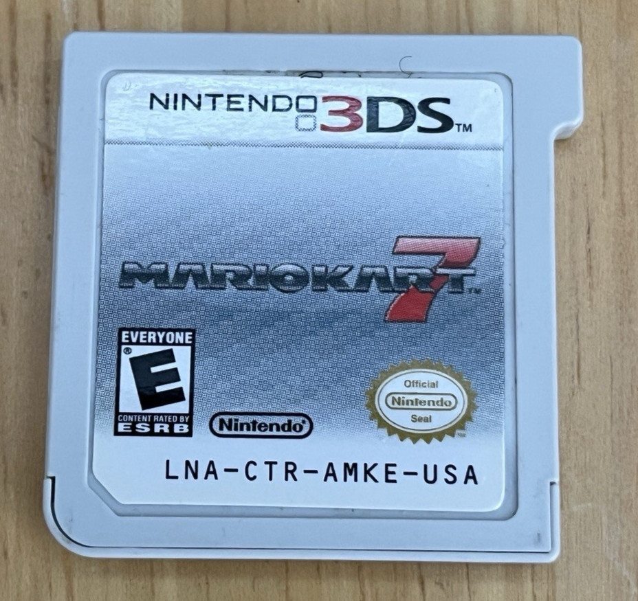 Mario Kart 7 Nintendo 3DS 2011 Game Cartridge Only! Cleaned Tested & Working!