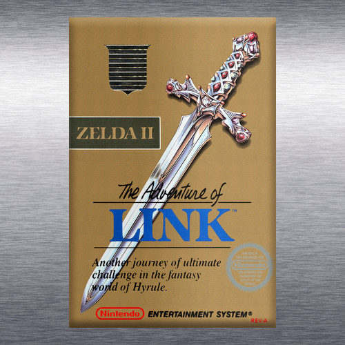 Legend of Zelda 1 2 3 Video Game Box Art High Quality Magnet