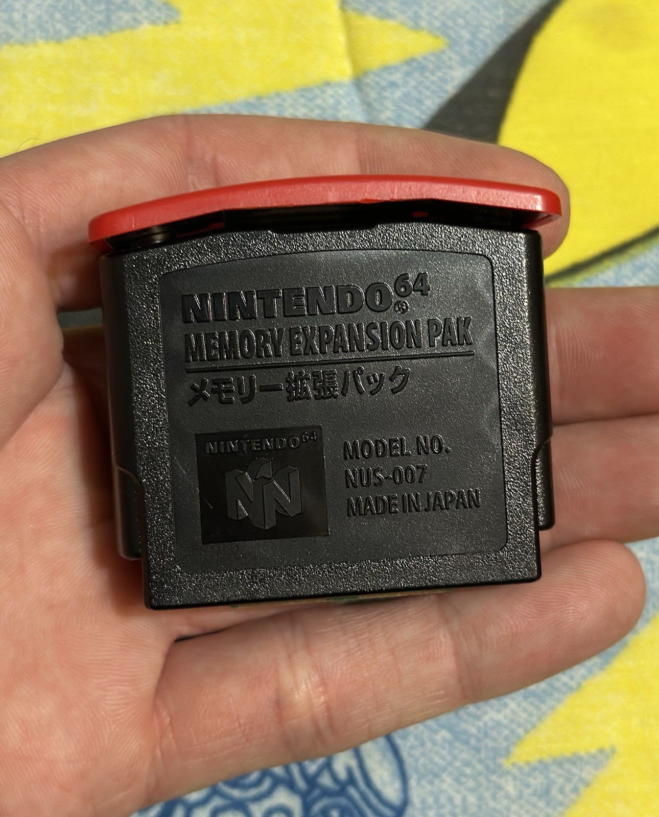 Nintendo 64 Expansion Pak Official RAM Authentic Tested NUS-007 Pack N64 OEM