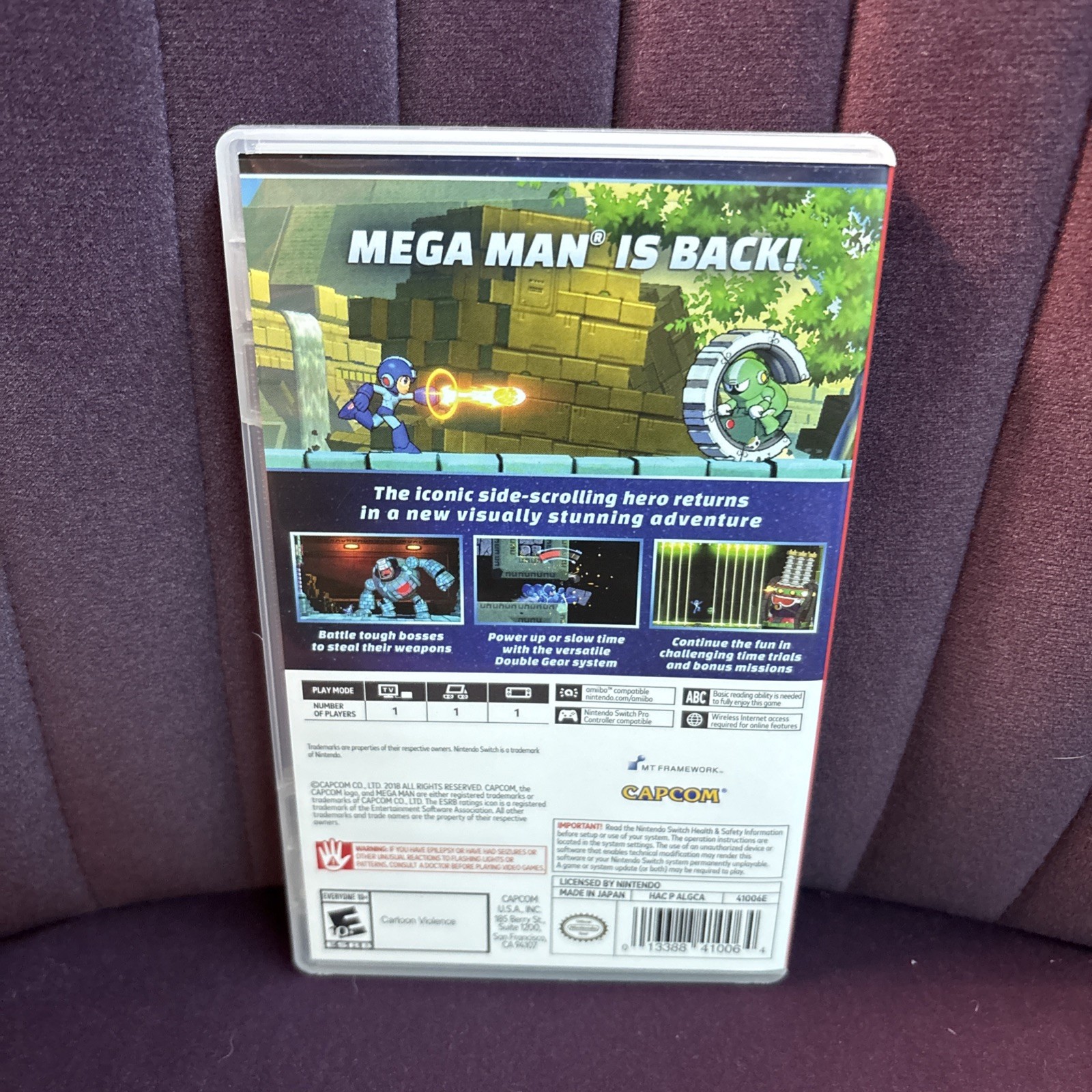 Mega Man 11 – Nintendo Switch Game And Case Pre Owned