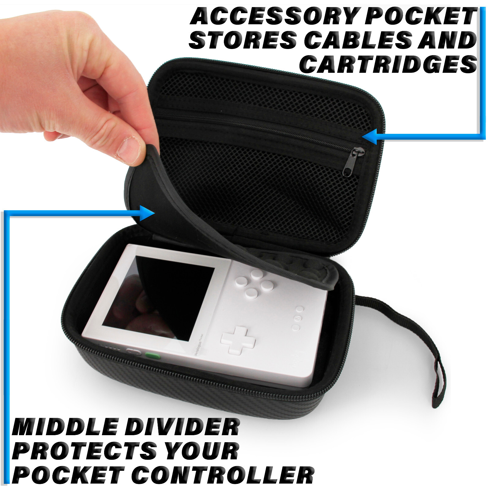 CM Travel Case For Analogue Pocket Handheld Console and Accessories – Case Only