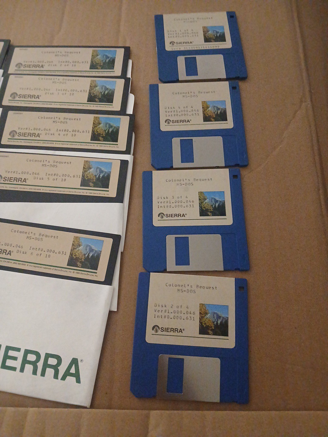 The Colonel’s Bequest PC 3.5 & 5 Floppy Disk 1989 Big Box Roberta Williams