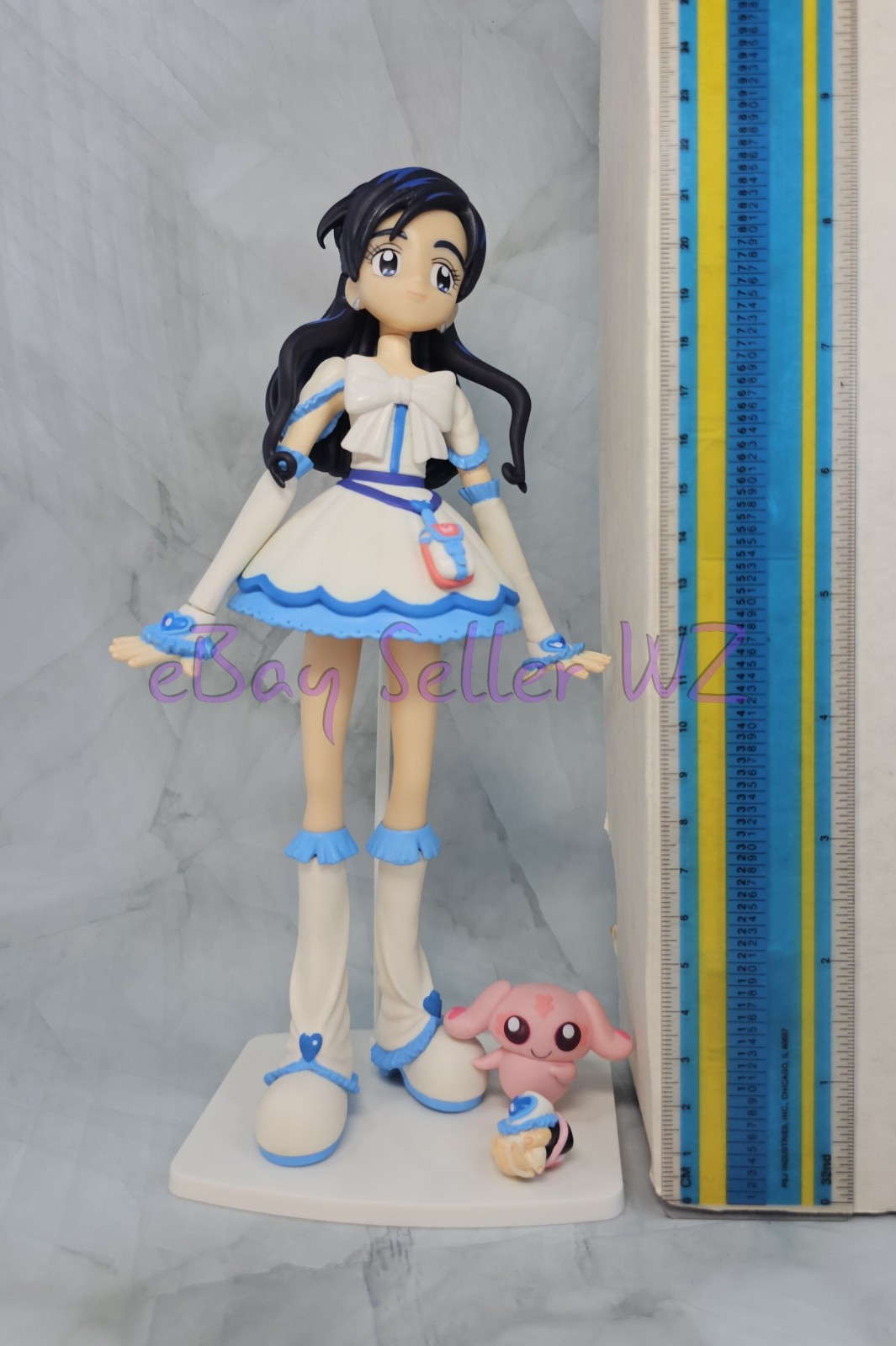 Cure White & Mipple Figure Soft Vinyl Unifive 2004 Pretty Cure Futari wa PreCure