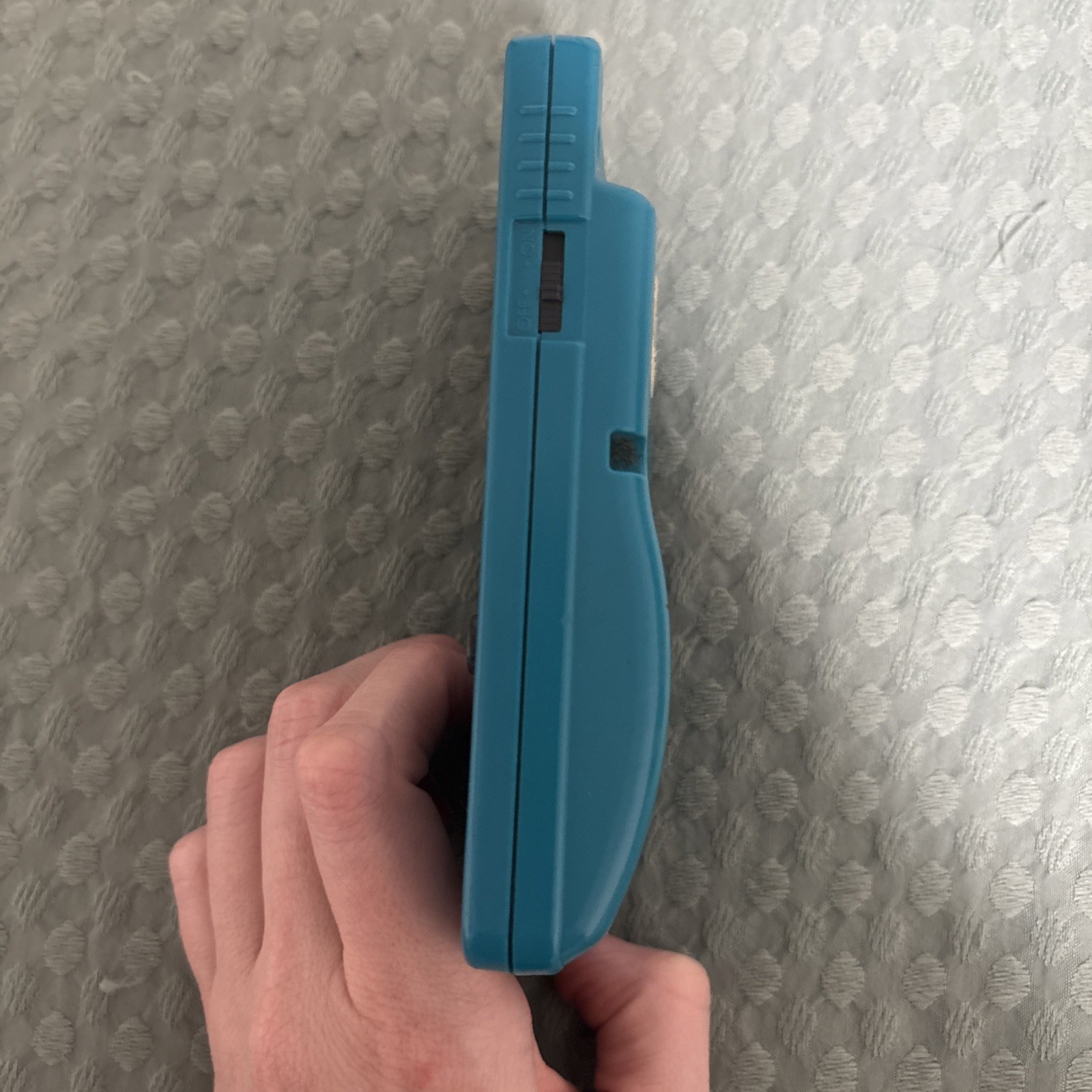 Teal Nintendo Game Boy Color Handheld Game Console – Teal, Missing Back.