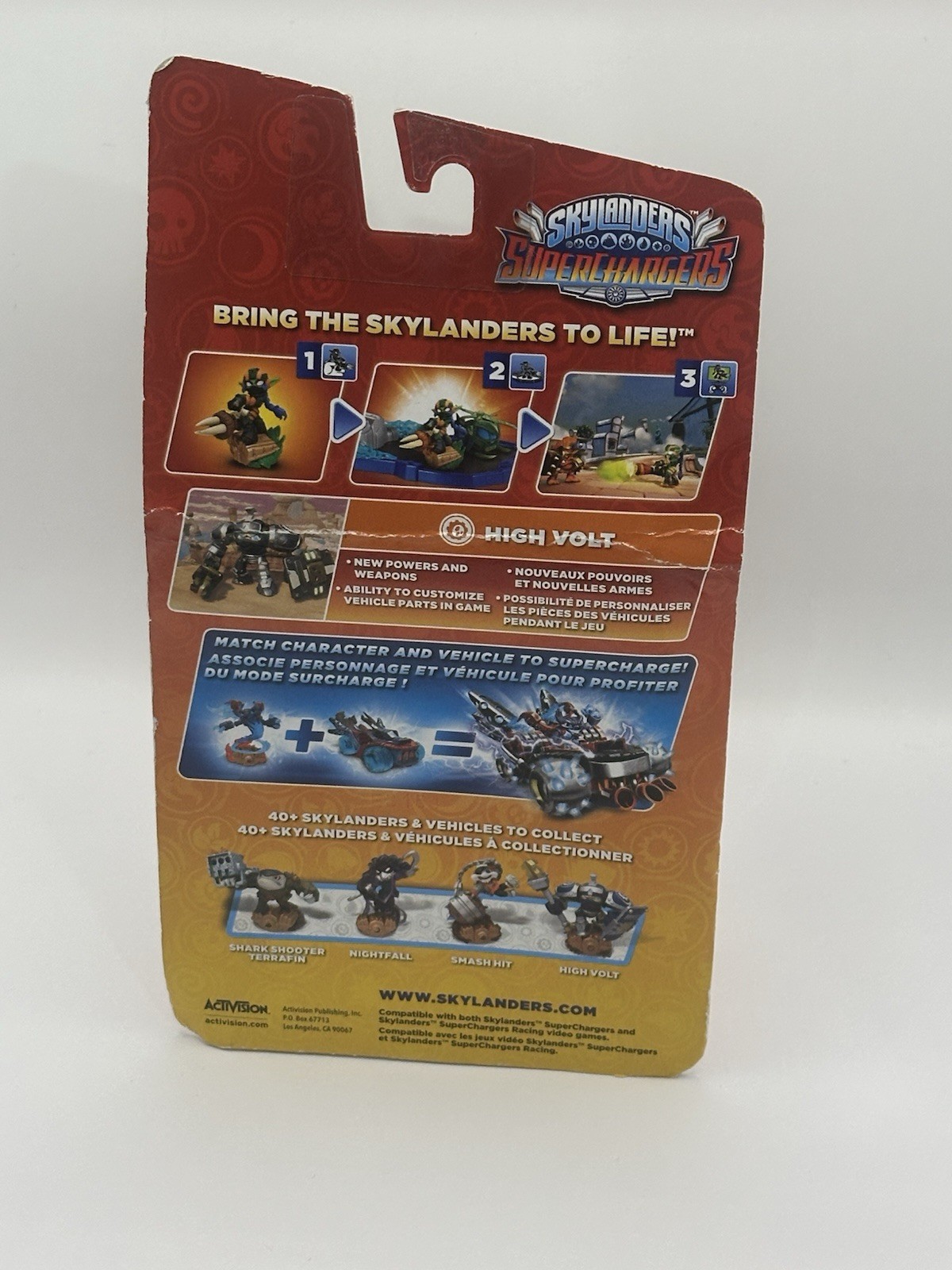 Skylanders Superchargers 1 Character And 2 Vehicles In Box Lot