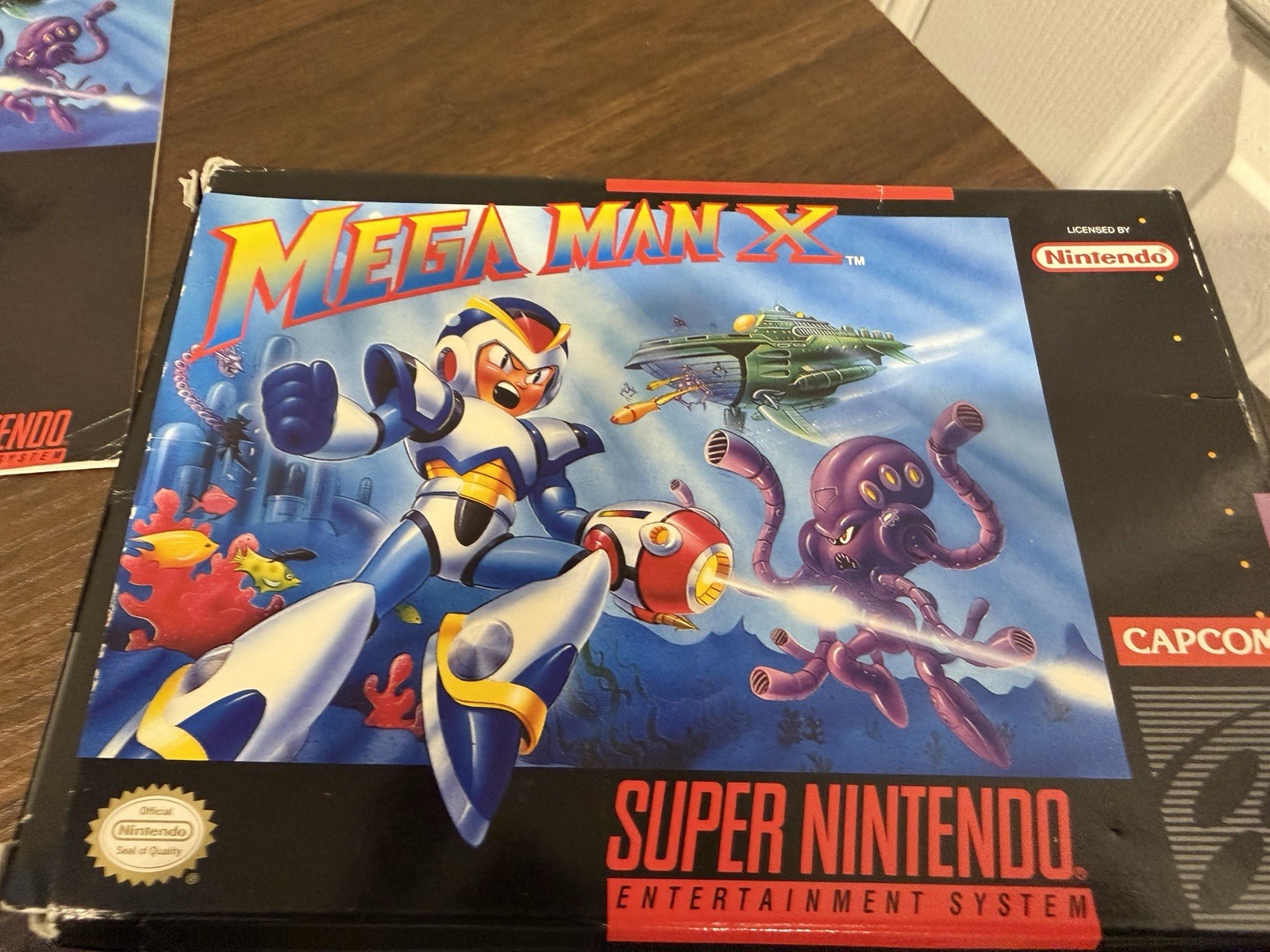 Mega Man X (Super Nintendo SNES, 1994) Complete CIB Manual Clean Tested