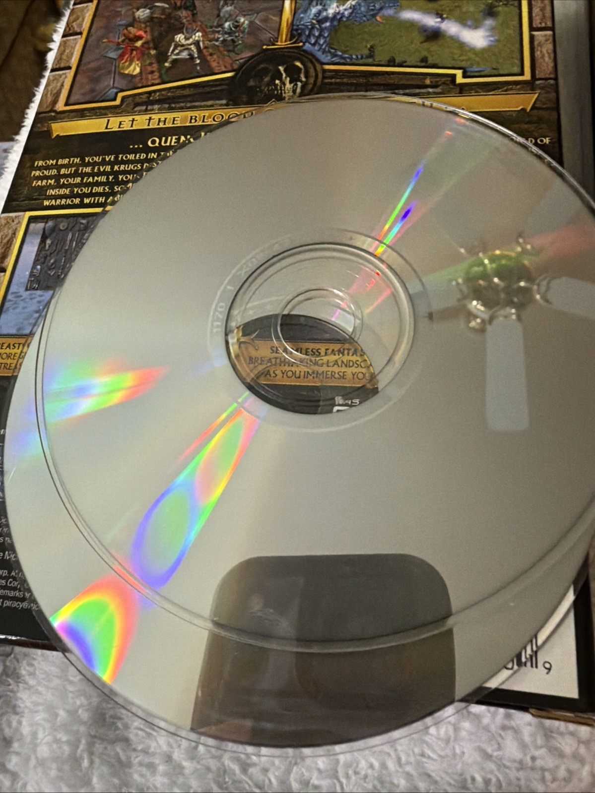 Dungeon Siege PC CD ROM Video Game 2 CD Role Playing VTG CIB Chris Taylor