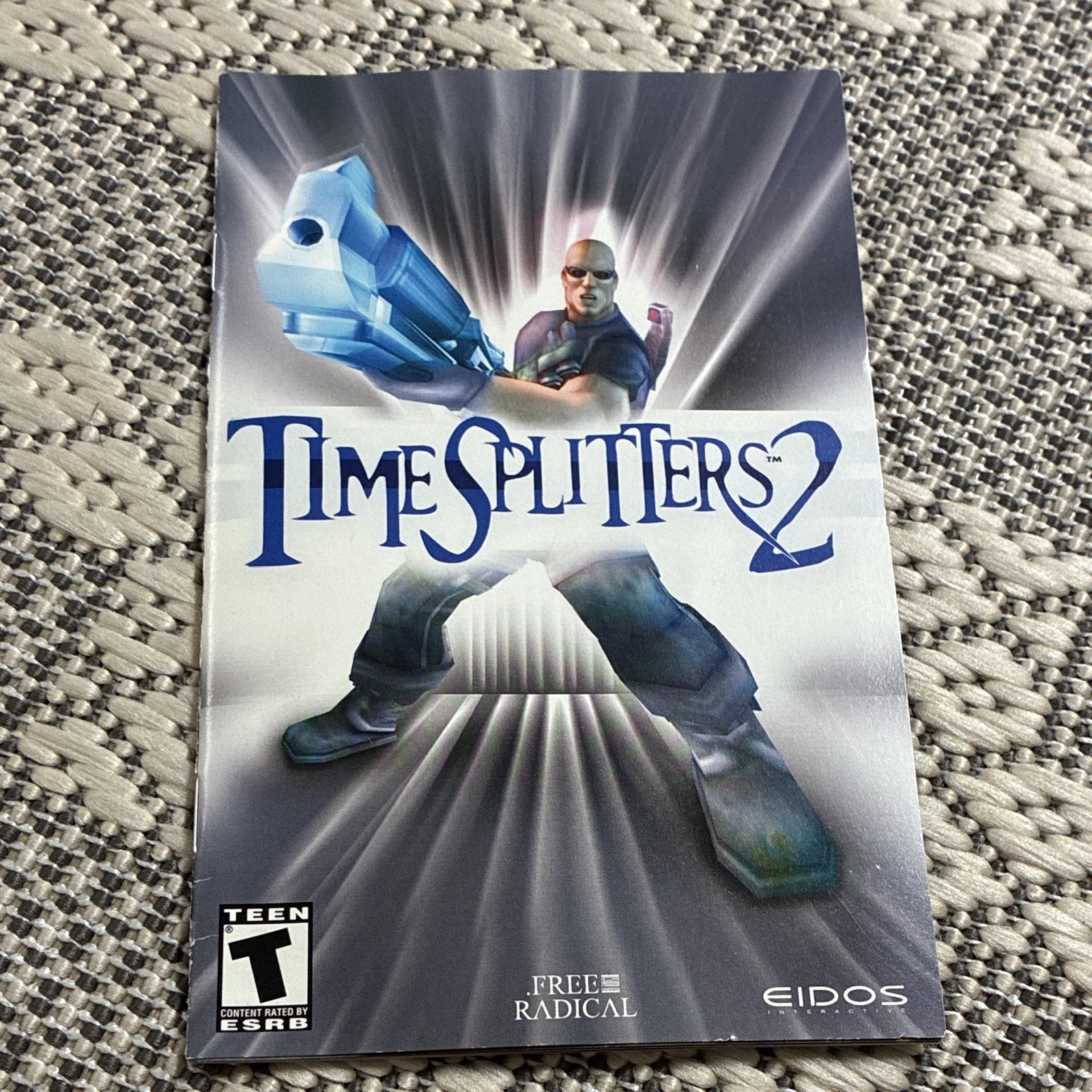 Eidos TimeSplitters 2 Manual Included PS2 NTSC-U/C T-Teen 2002 Multiplayer