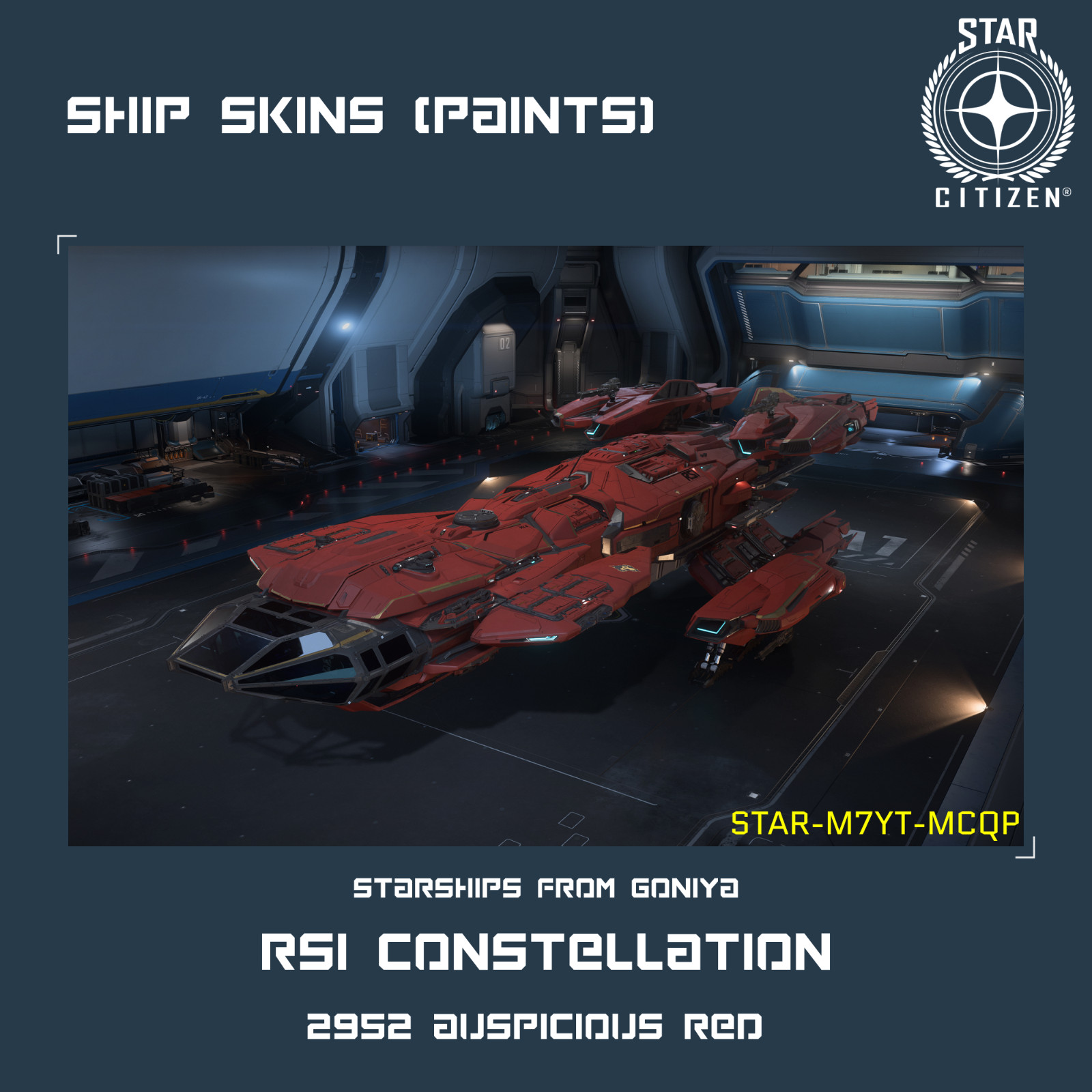 STAR CITIZEN – RSI CONSTELLATION PAINTS – (SKINS)