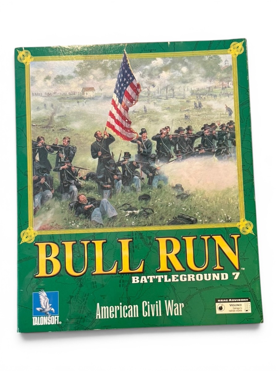 Talonsoft Bull Run Battleground 7 American Civil War PC Strategy Game 1998 Used