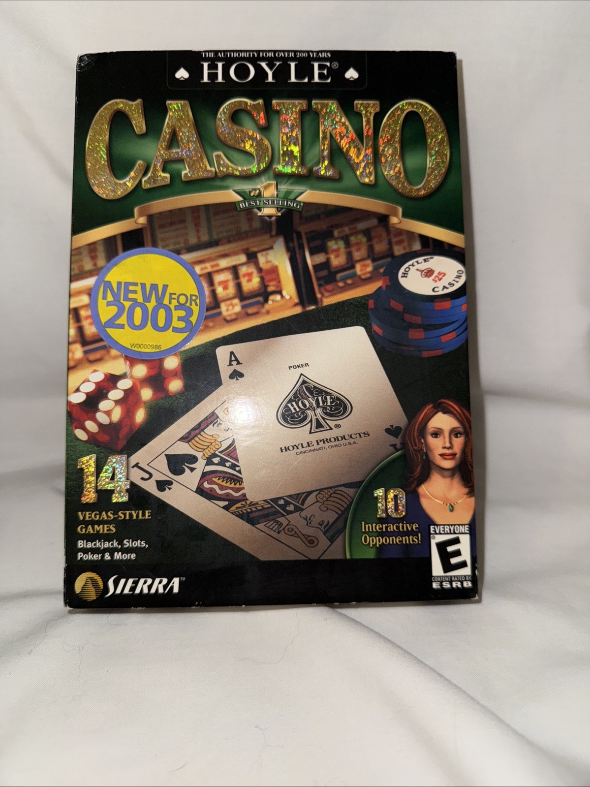 Hoyle Puzzle & Board Games CD-ROM PC 15 Games Windows 95/98/2000Me/XP A1