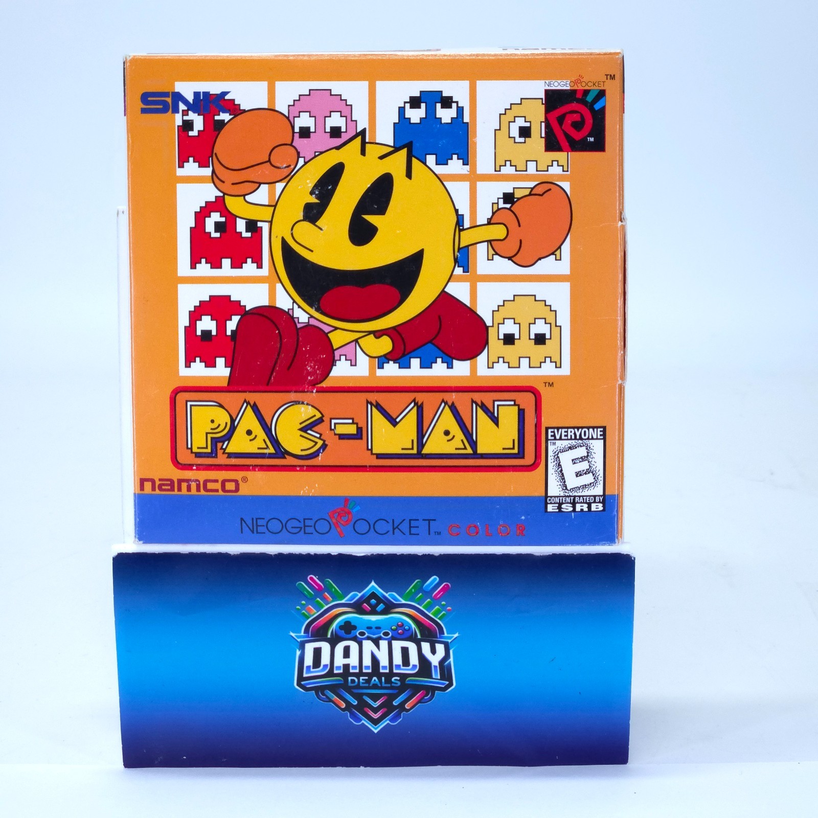 Pac-Man CIB W/ Manual + Saled CrossRings – Neo Geo Pocket Color