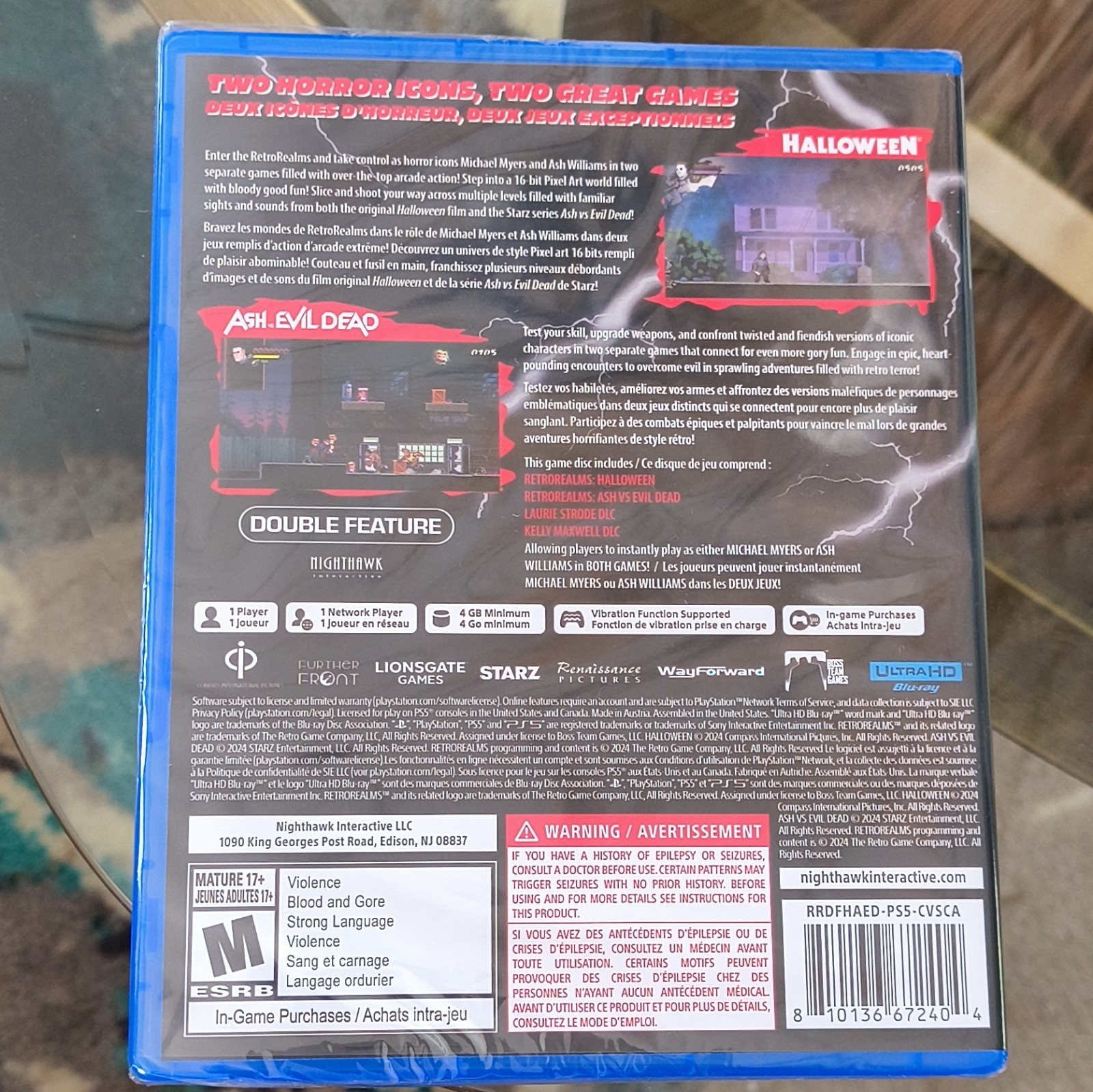 Nighthawk Interactive RetroRealms Halloween & Ash vs Evil Dead Double Feature P…
