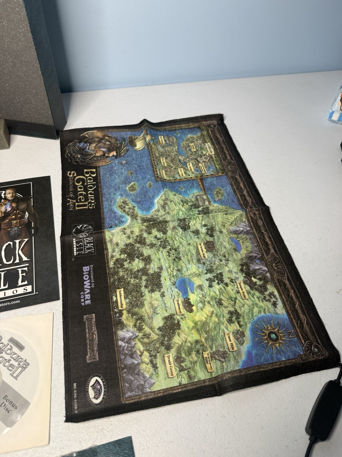 Baldur’s Gate II Collector’s Edition Big Box PC 4 Discs Map 16 Cards COMPLETE