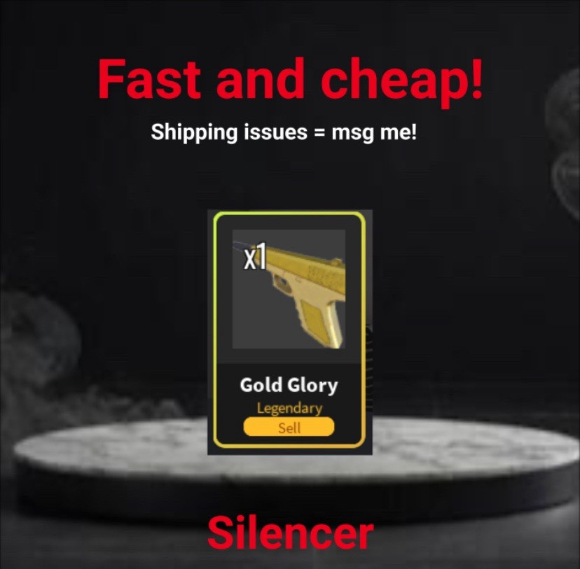 Gold Glory Silencer | Da Hood | Fast & Cheap 🔥