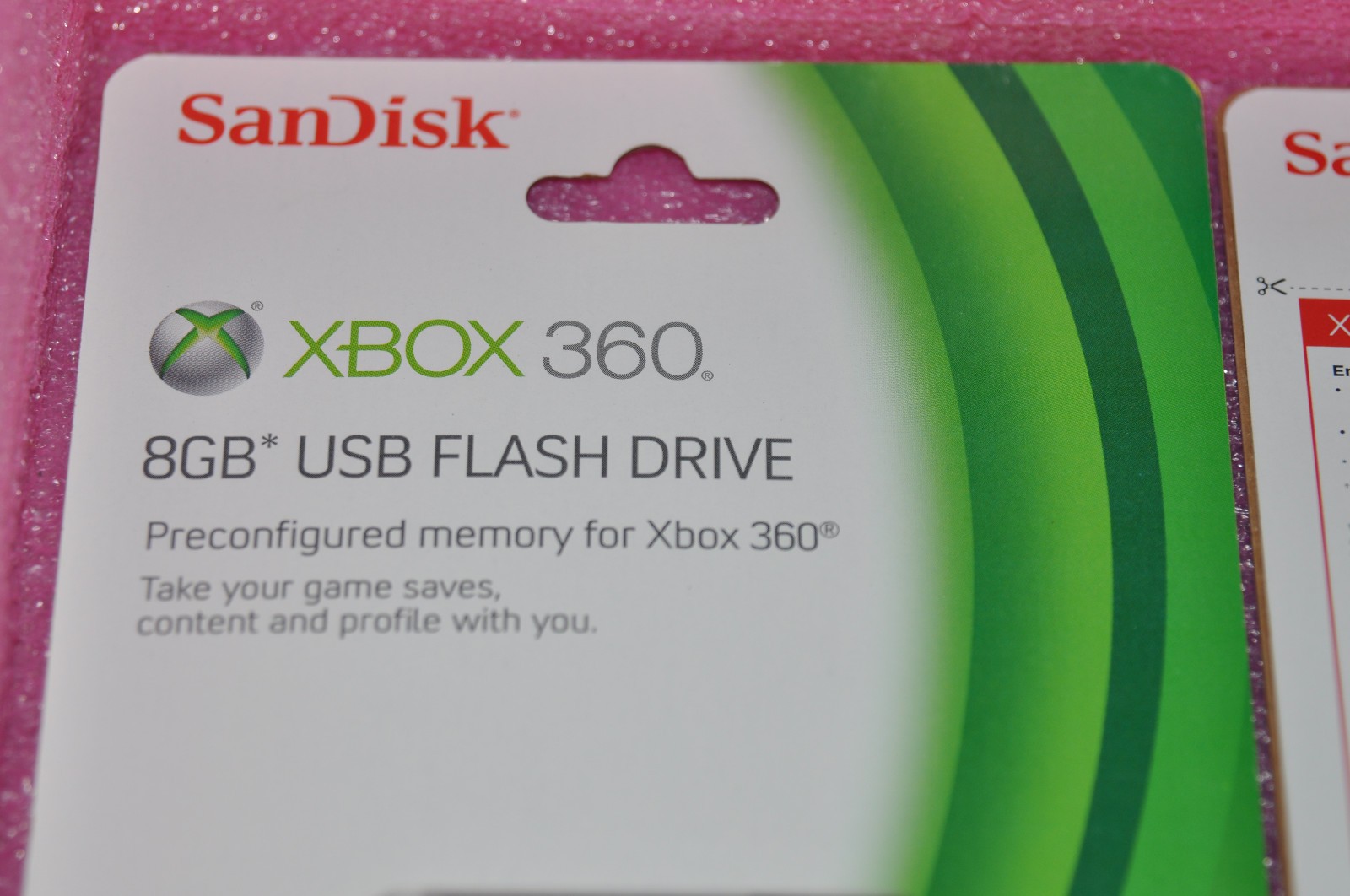 Brand New Xbox 360 8GB USB 2.0 Flash Drive SanDisk Official Microsoft Licensed