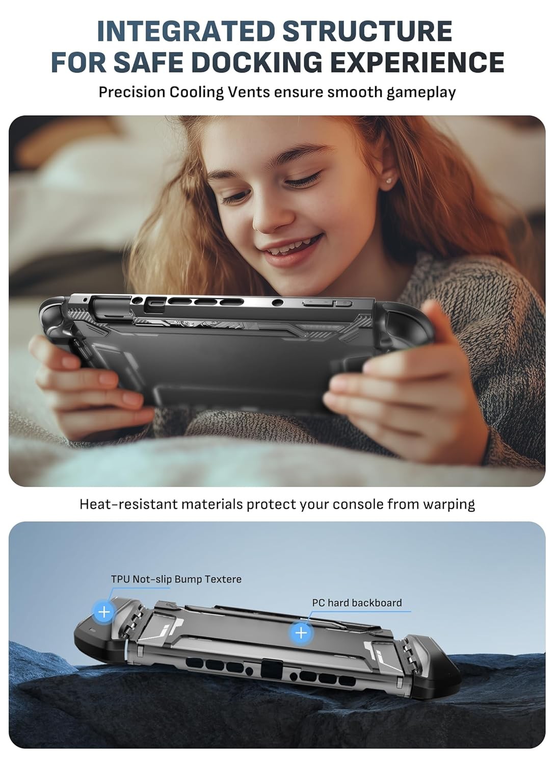 Mumba For Nintendo Switch 2 Dockable Case +HD Screen +Carrying Case +JoyCon Case