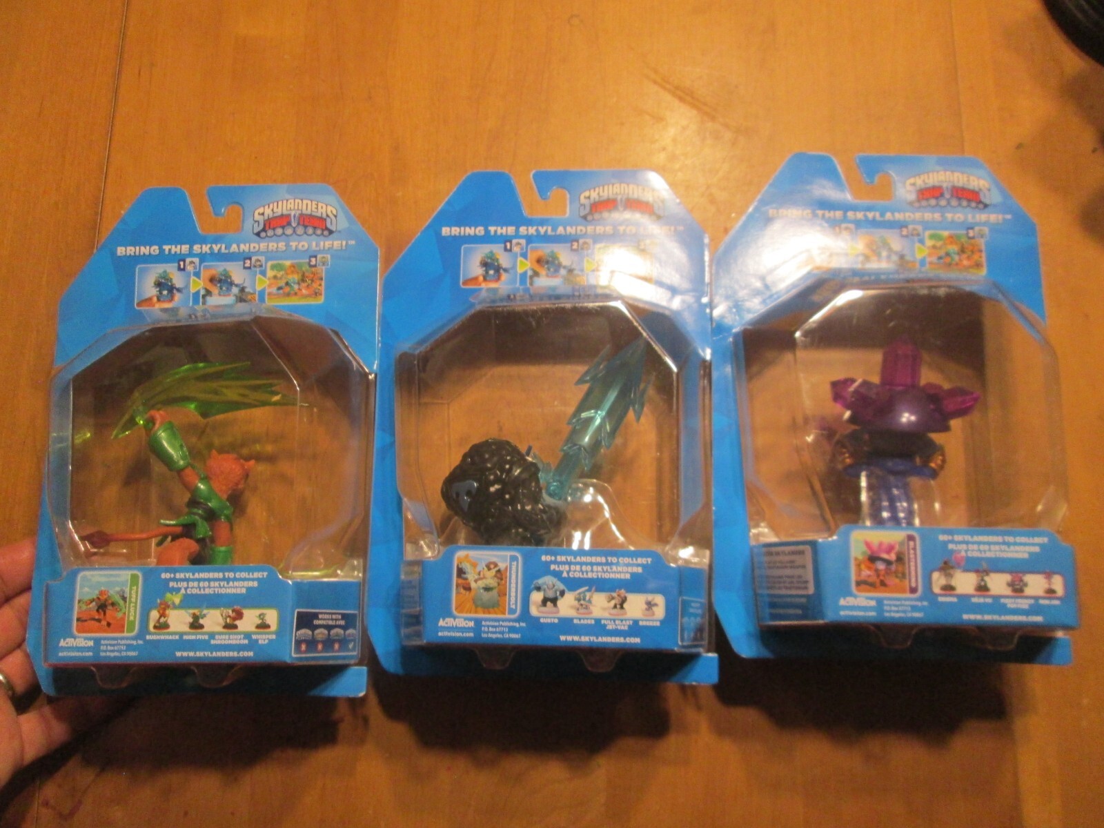 Skylanders Trap Team MASTER THUNDERBOLT TUFF LUCK BLASTERMIND MAGIC AIR + LOT