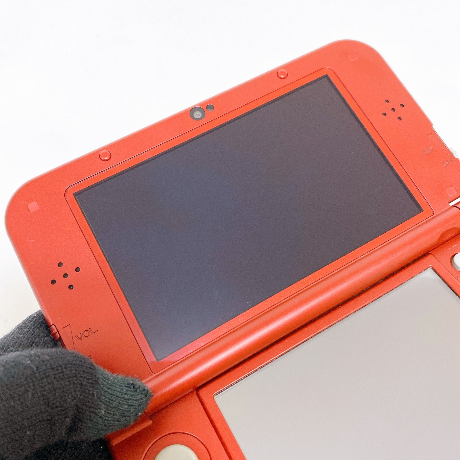 New Nintendo 3DS XL LL Metallic Red Console Stylus Japan Tested Working Rank A
