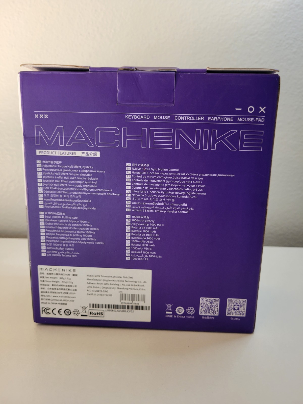 Machenike G3V2 Bluetooth Controller for Pc Switch ios Android Hall Effect New