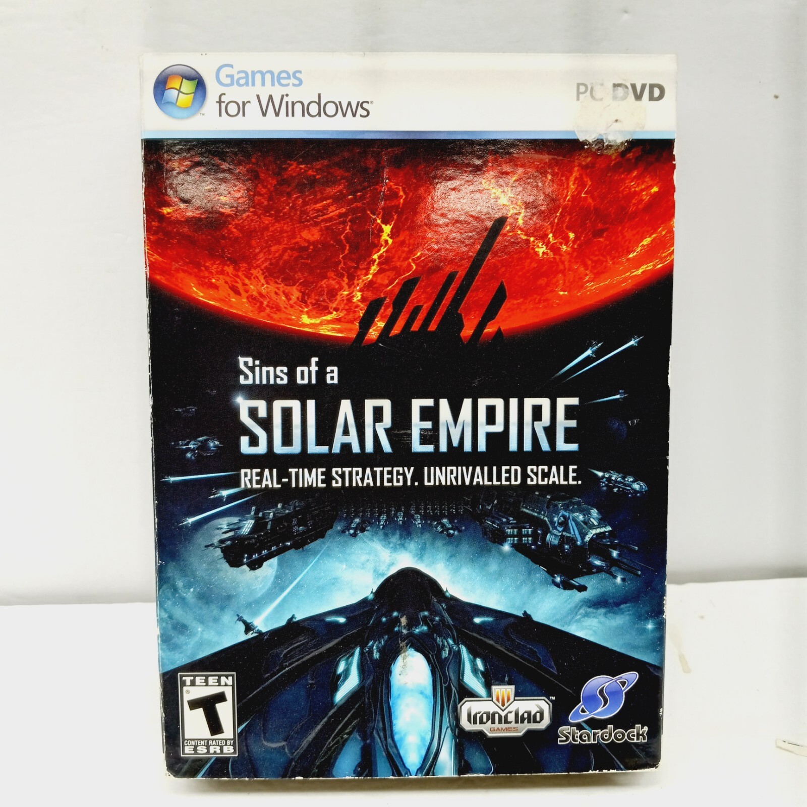 Sins Of A Solar Empire (PC Game 2008) W/Original Booklet And Cardboard Sleeve