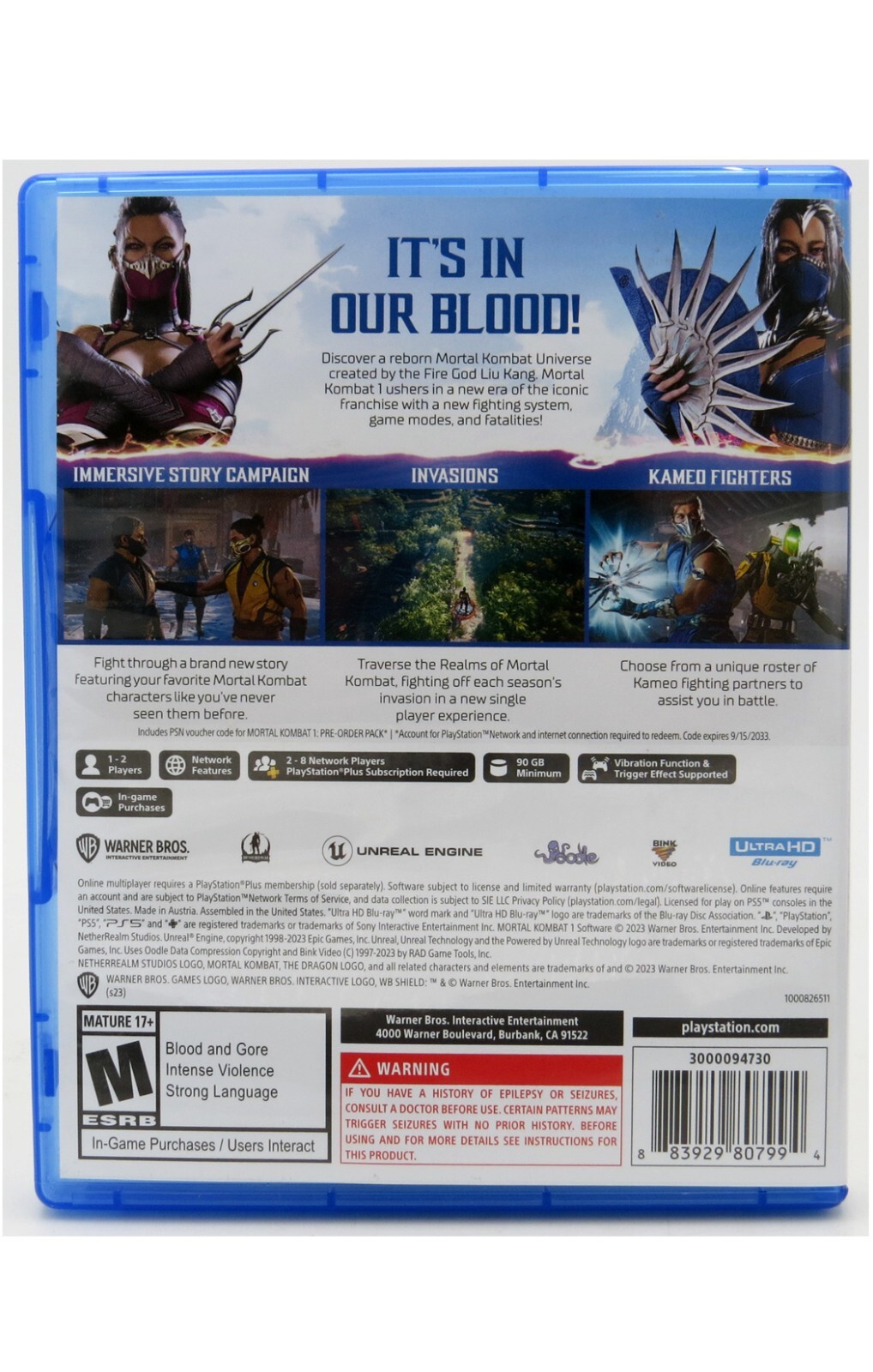 Mortal Kombat 1 – Sony PlayStation 5 PS5 In Original Package