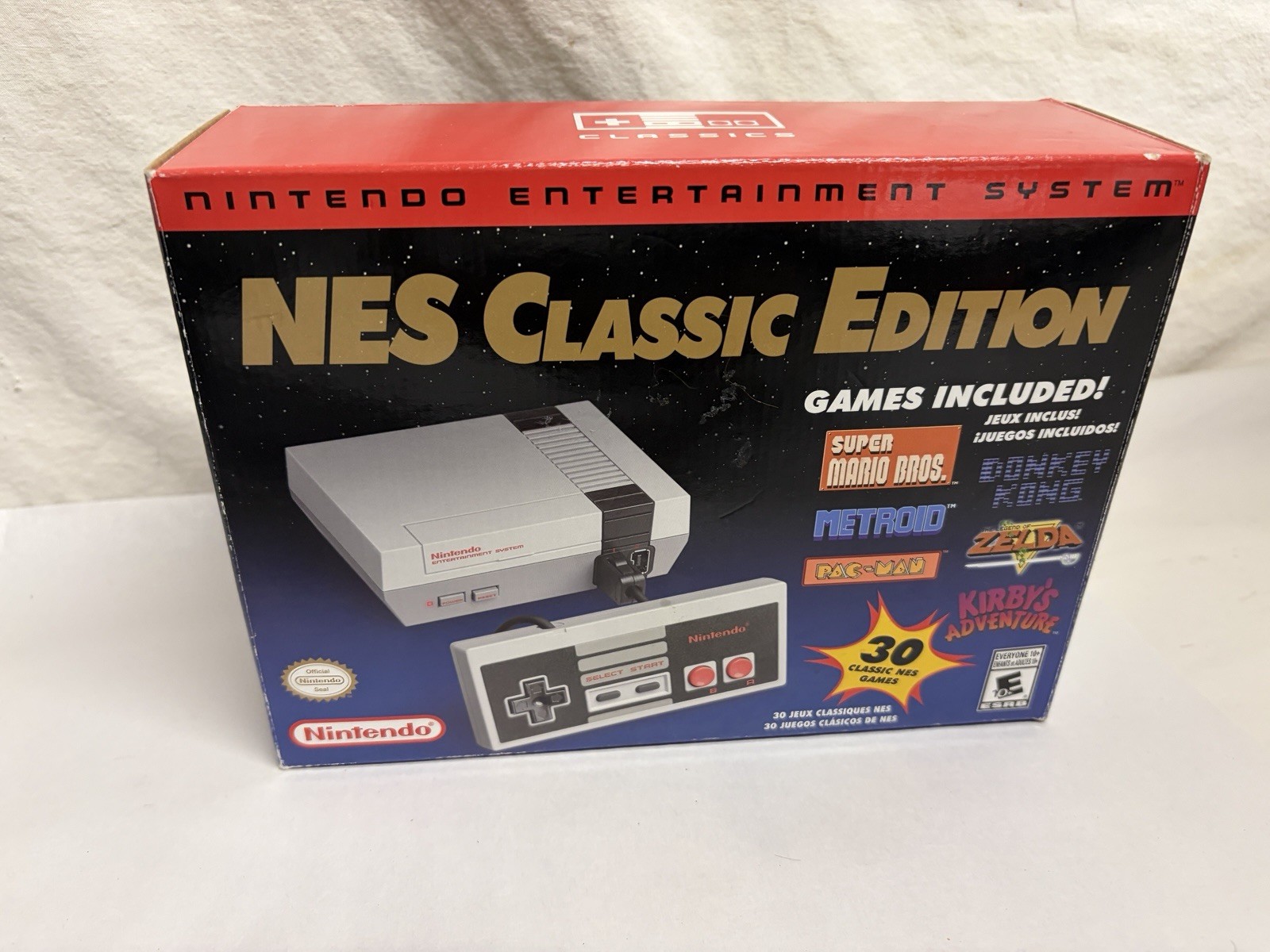 Nintendo NES Classic Edition Mini Authentic Model CLV-001 TESTED W 3 Controllers