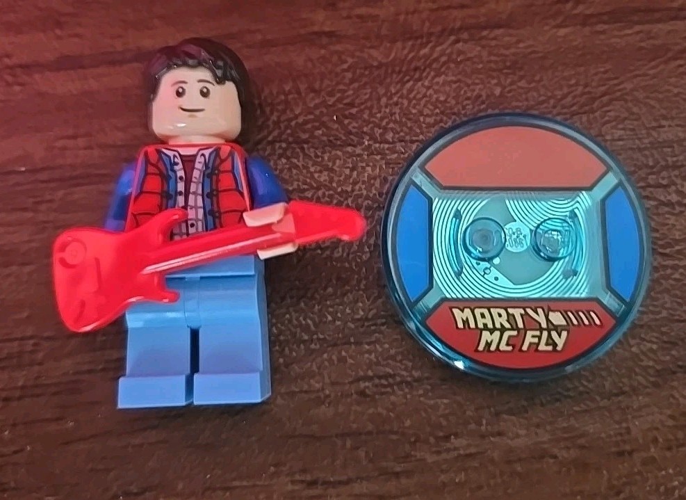 Lego Dimensions Marty McFly Figure & Tag Back To The Future 71201