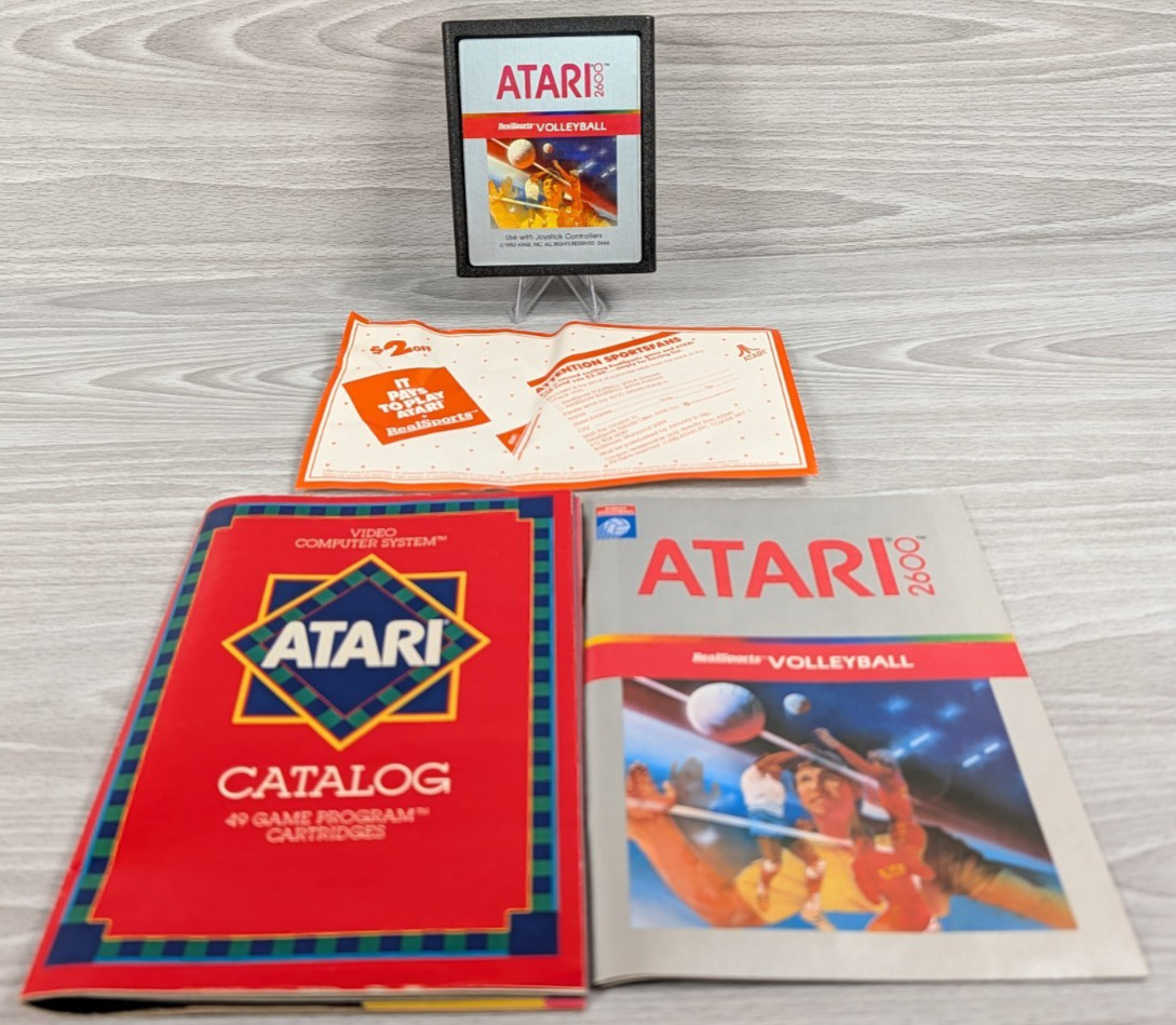 Atari 2600 Games Bundle Lot, CIB, Centipede, Grand Prix, Circus, Video Olympics