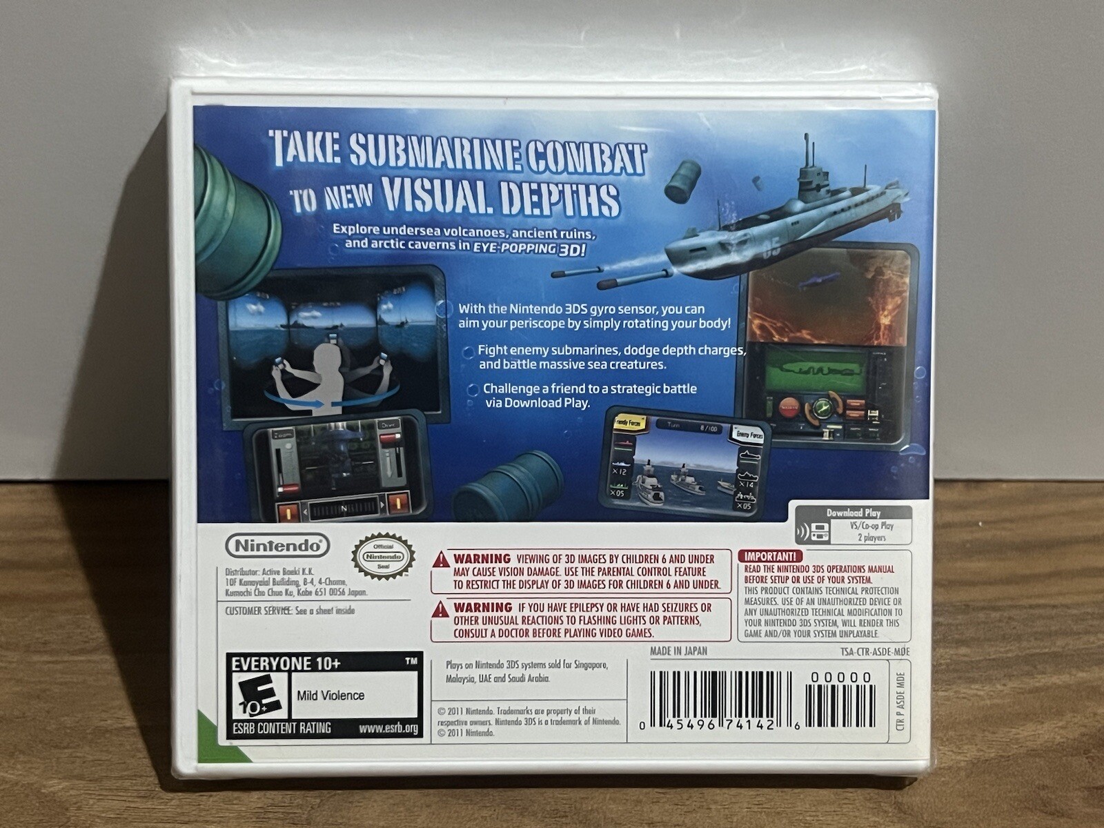 Steel Diver – Nintendo 3DS – NTSC (BrandNew)