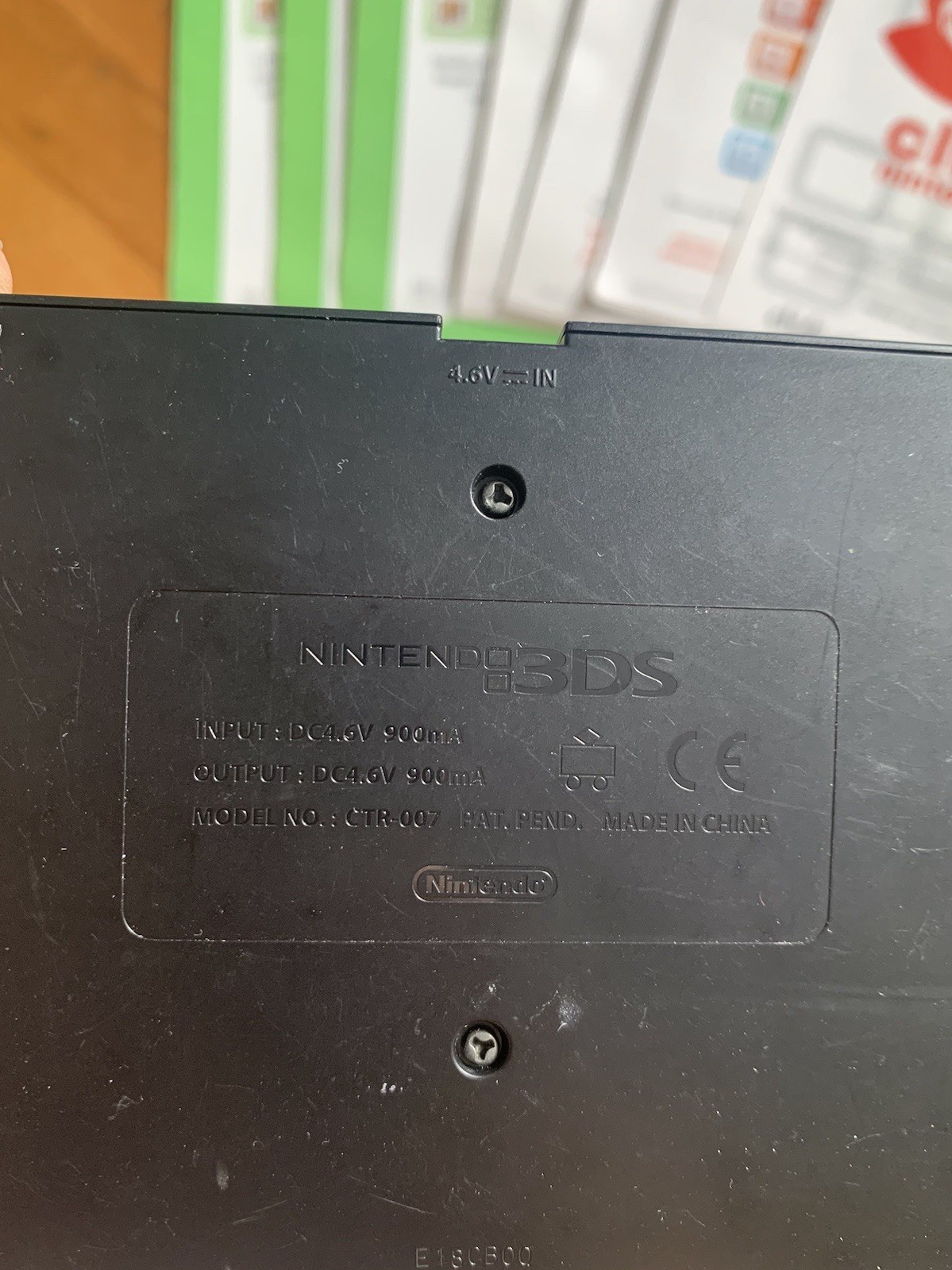 Nintendo 3DS Charging Cradle Dock OEM Stand Only No Cord Tested Black CTR-007