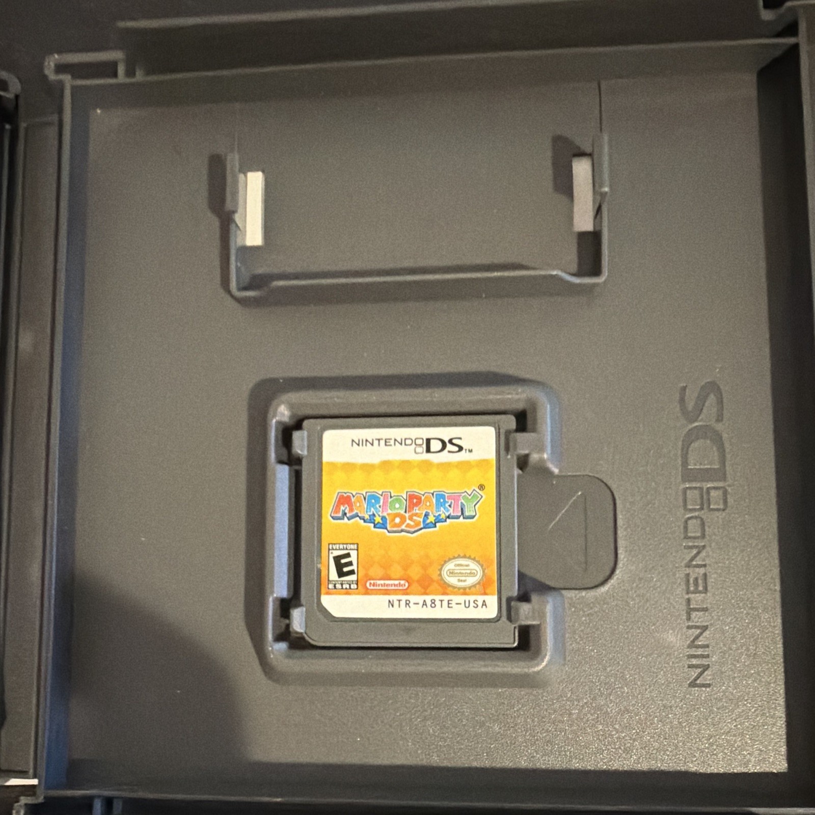 Nintendo DS Lite White Console w/ Mario Party DS, Case & Instruction Booklet