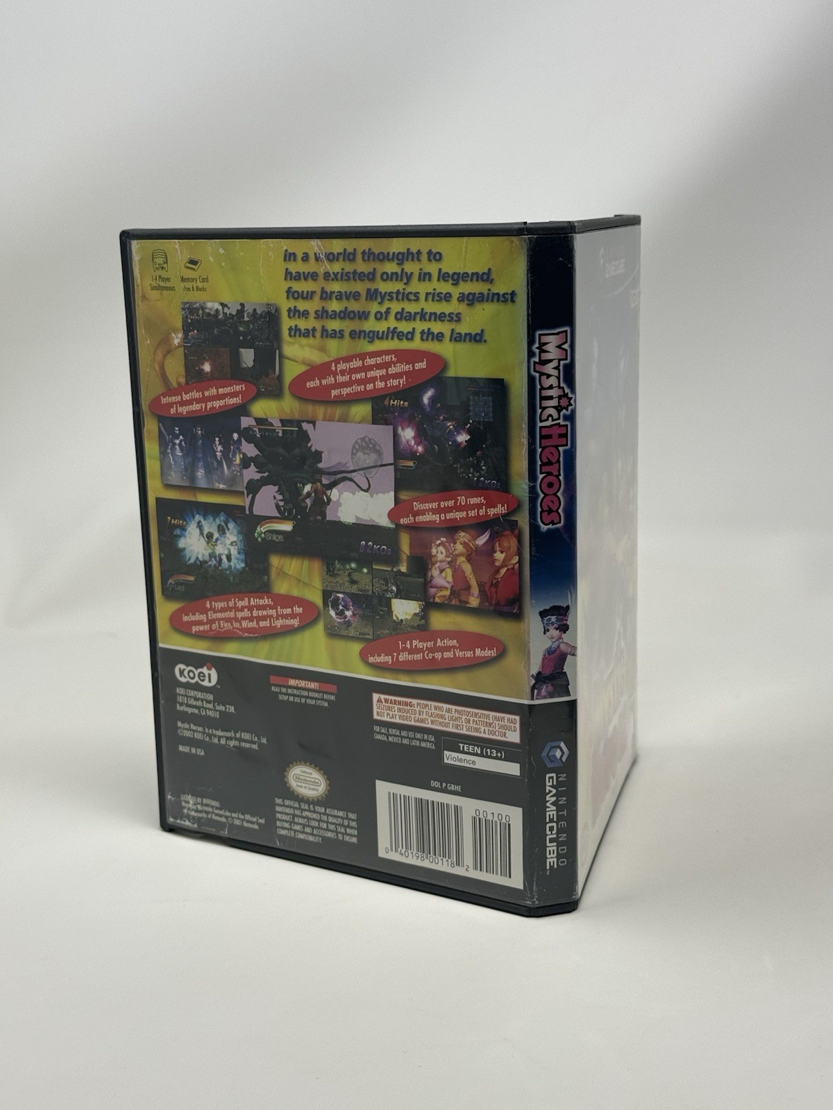 Mystic Heroes Nintendo GameCube Complete CIB Pristine Disc Tested And Working