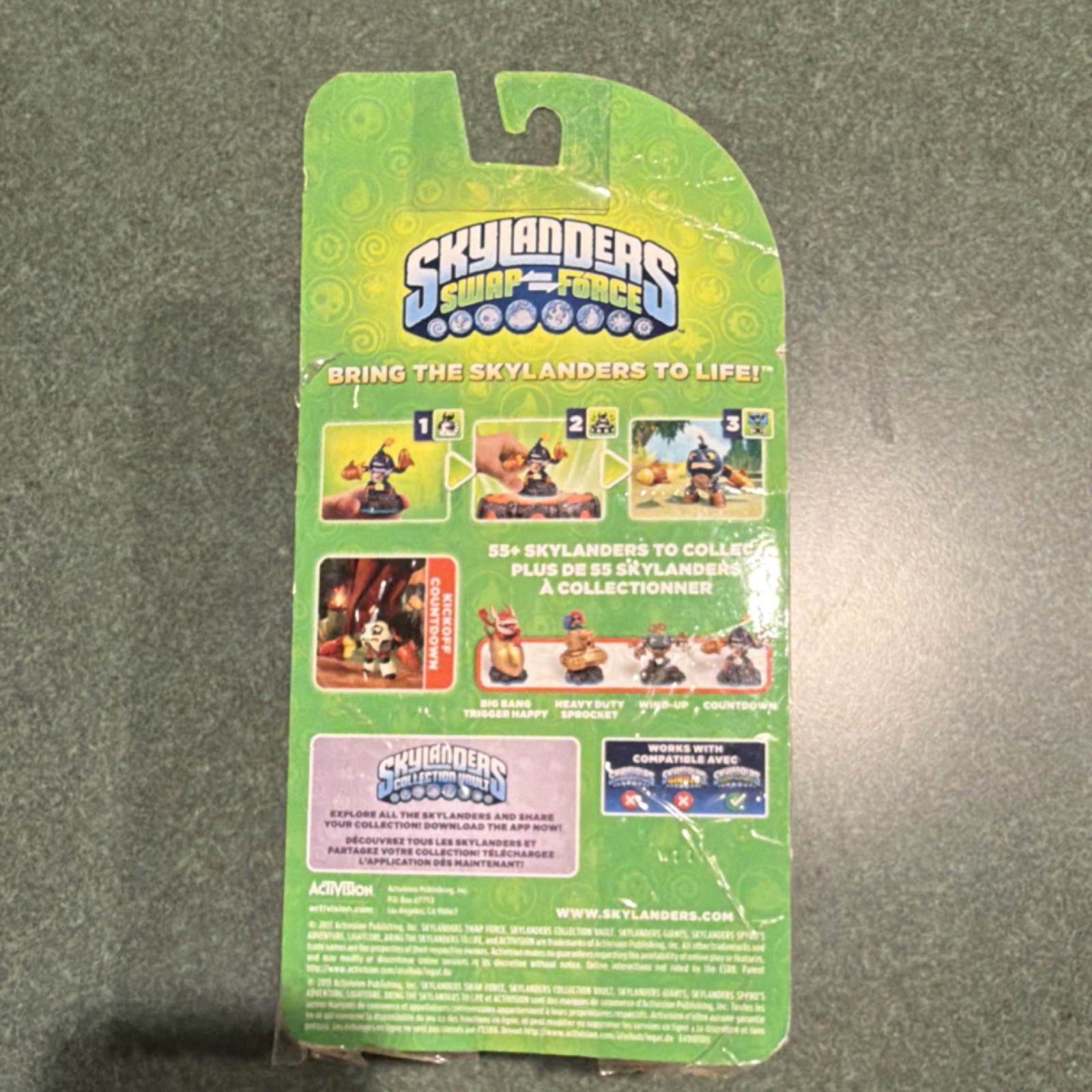 Activision Skylanders Swap Force Kickoff Countdown Figure w/ Card & Sticker