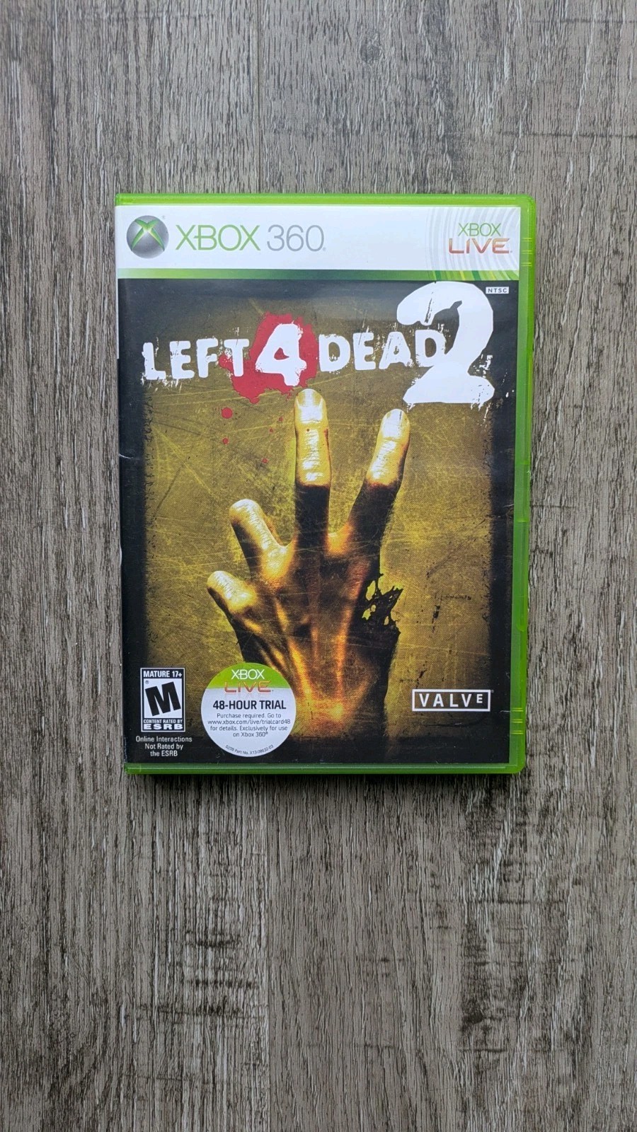 Left 4 Dead 2 (Xbox 360, 2009) – Authentic Case Only – No Game