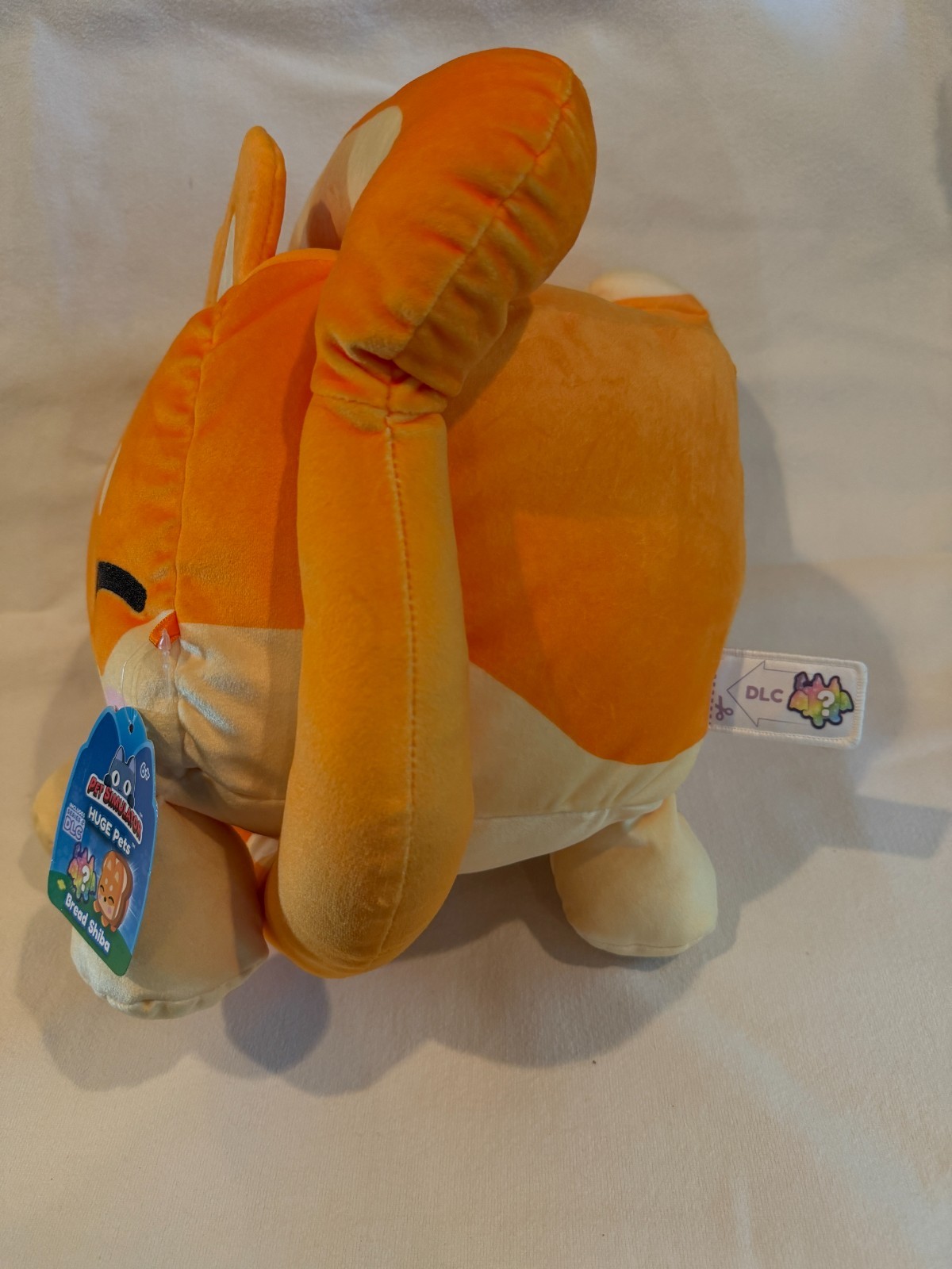 PhatMojo Pet Simulator Huge Pets Bread Shiba Plush Doll w/ DLC Code