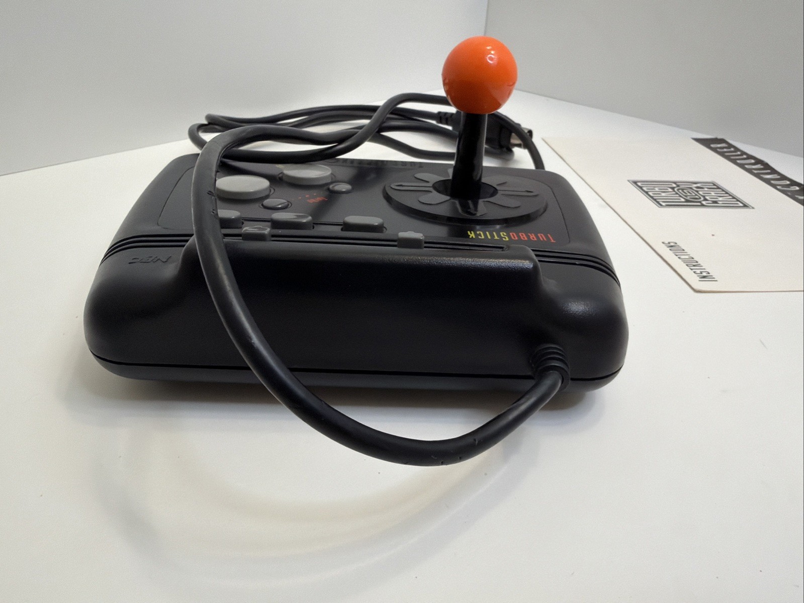 Turbo Stick (TurboGrafx-16, 1990) Tested w/ Instruction Manual HES-STK-01