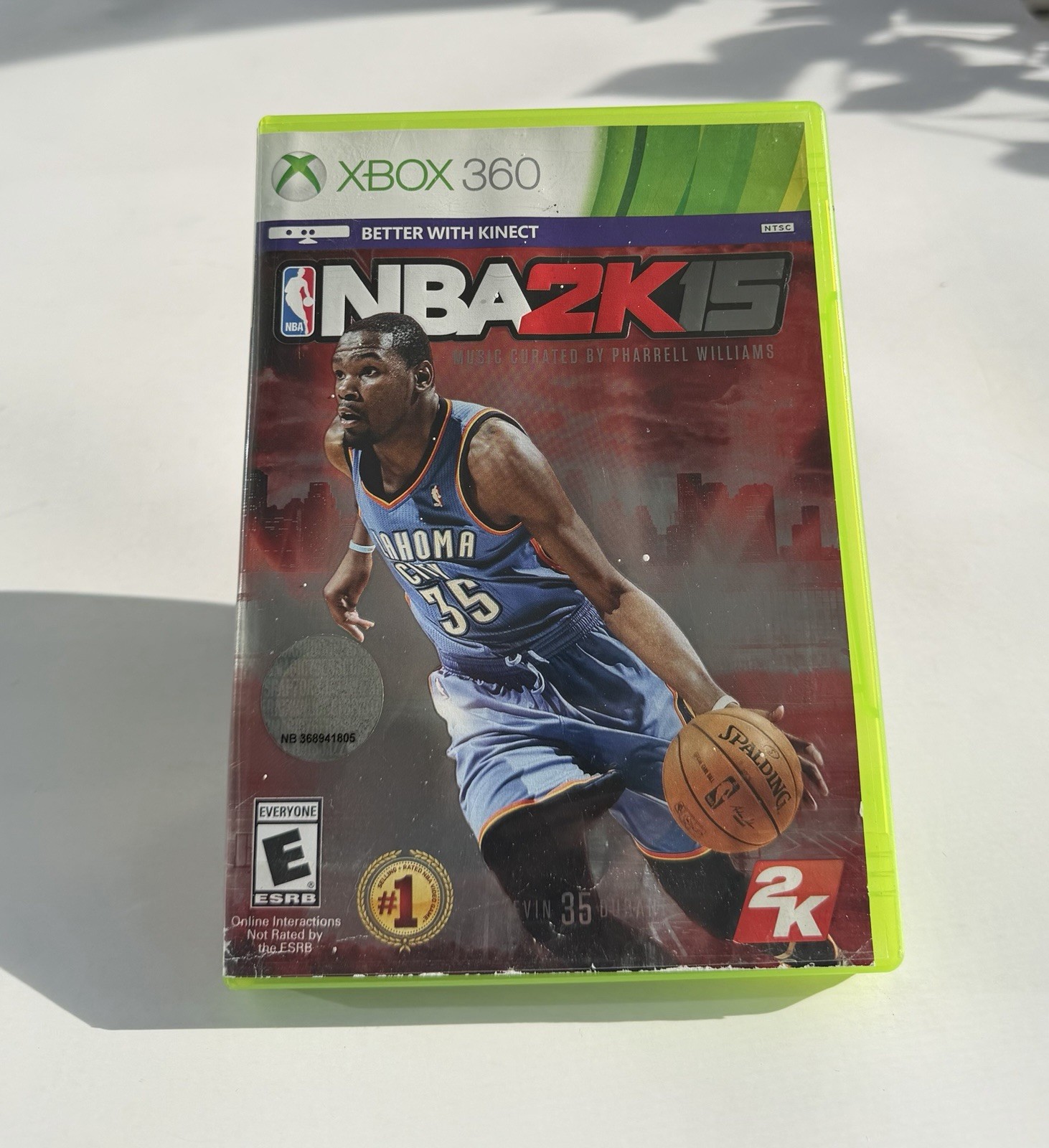 2K NBA 2K15 Xbox 360 Better with Kinect E Rated NTSC-U/C 2014 w/ Case