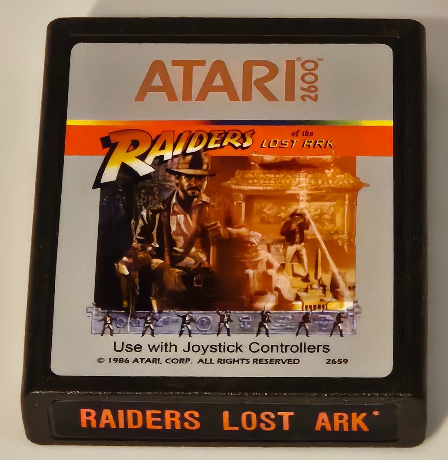 Raiders of the Lost Ark Atari 2600 “RAIDERS LOST ARK” Variant Misprint CIB WORKS