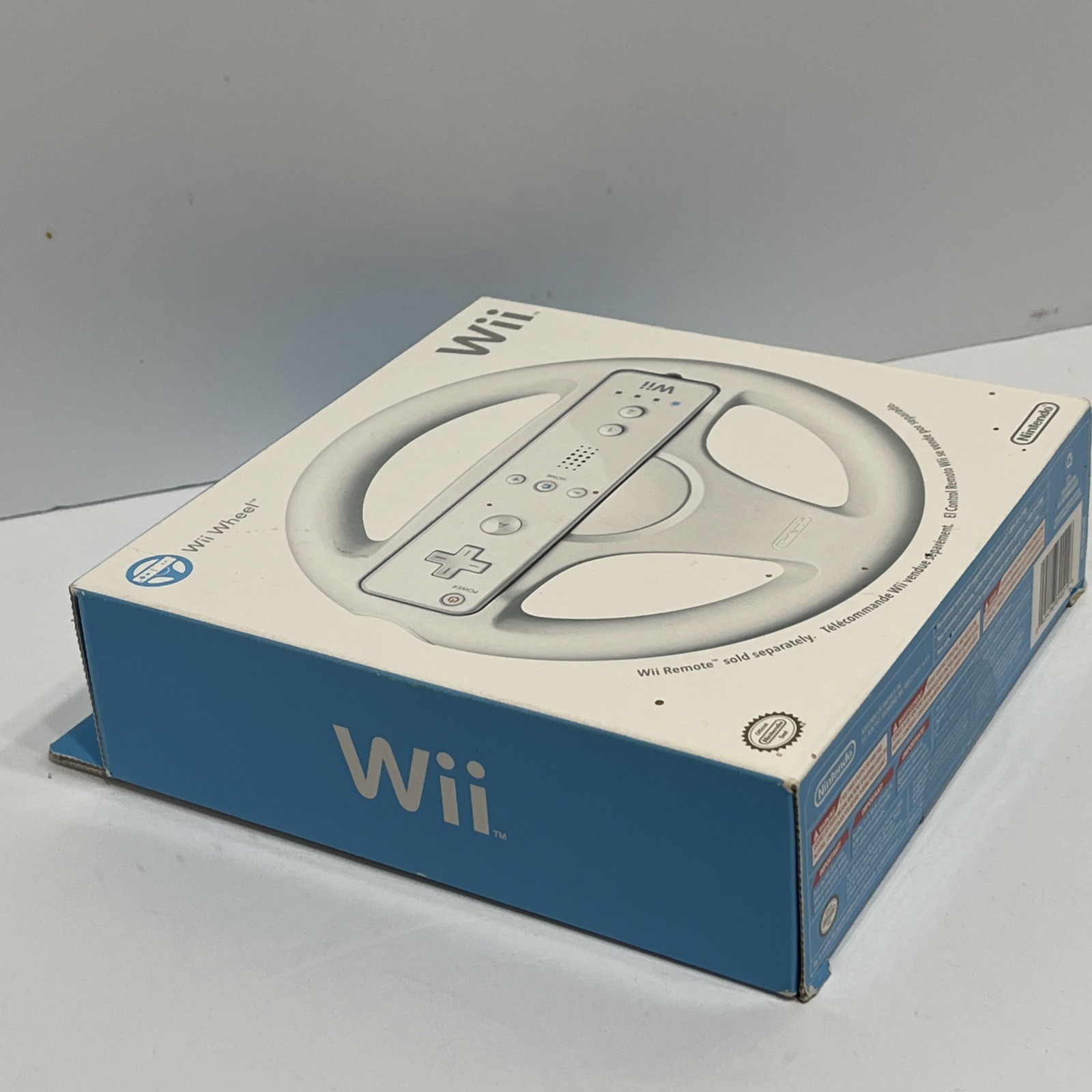 Official Nintendo White Wii Wheel Wii Remote Controller not included – Open BOX