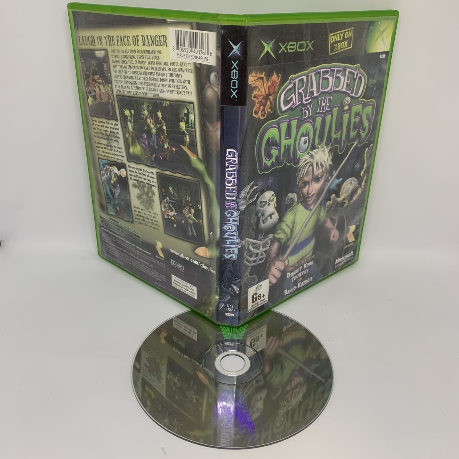 Grabbed By The Ghoulies XBOX OG PAL Game *NO MANUAL* Free Postage