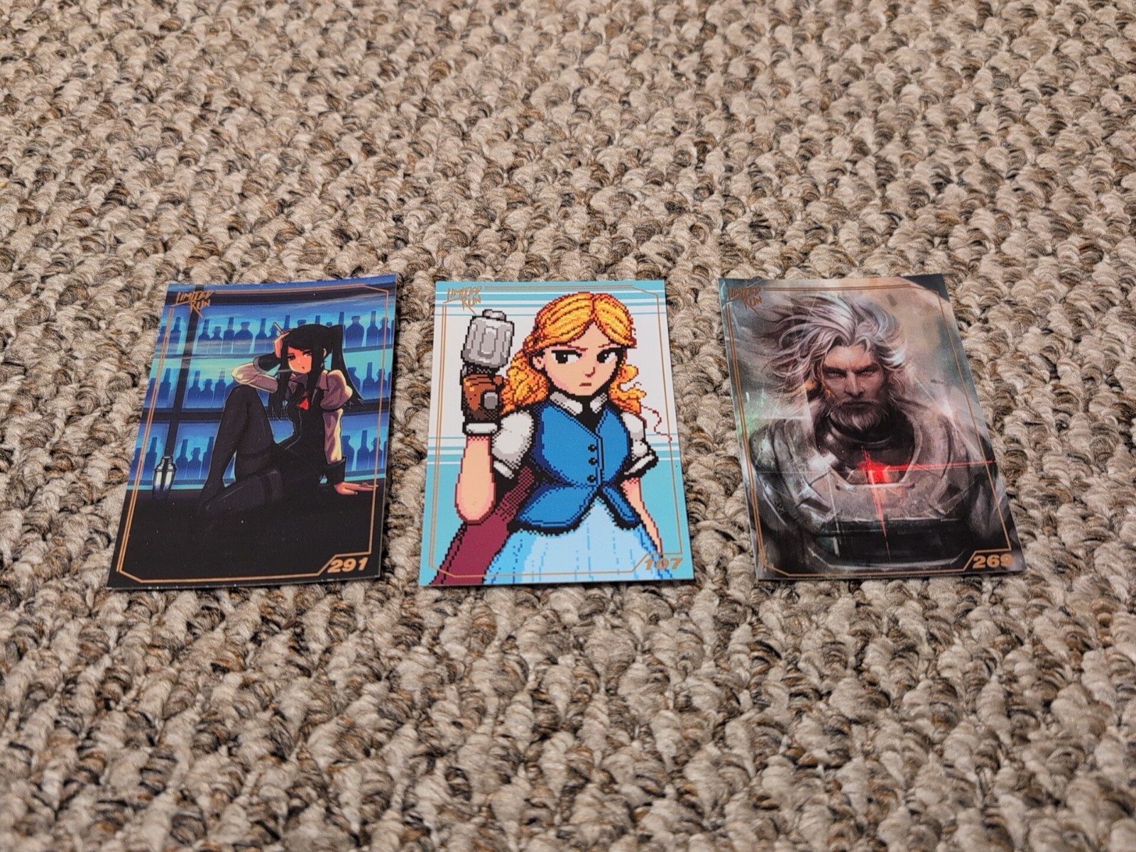 Gold Foil Limited Run Games Trading Card Lot 3 VA-11 Hall-A Exile’s 291 269 107