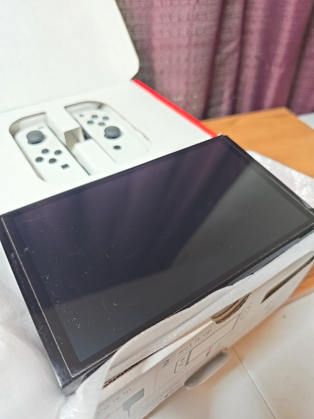 Nintendo Switch OLED Model HEG-001 Handheld Console – 64GB – White